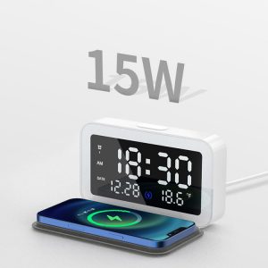 Đồng hồ để bàn kiêm đế sạc không dây ORYCOOL